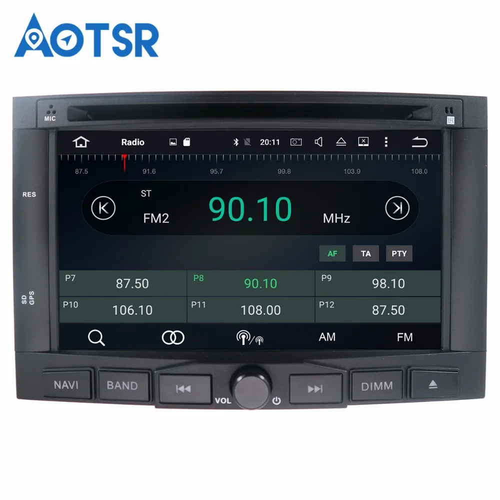 Top Android 8.1 Car DVD GPS For Citroen Berlingo Peugeot Partner Auto Radio FM RDS Stereo Glonass Navigation Audio Video Multimedia 3