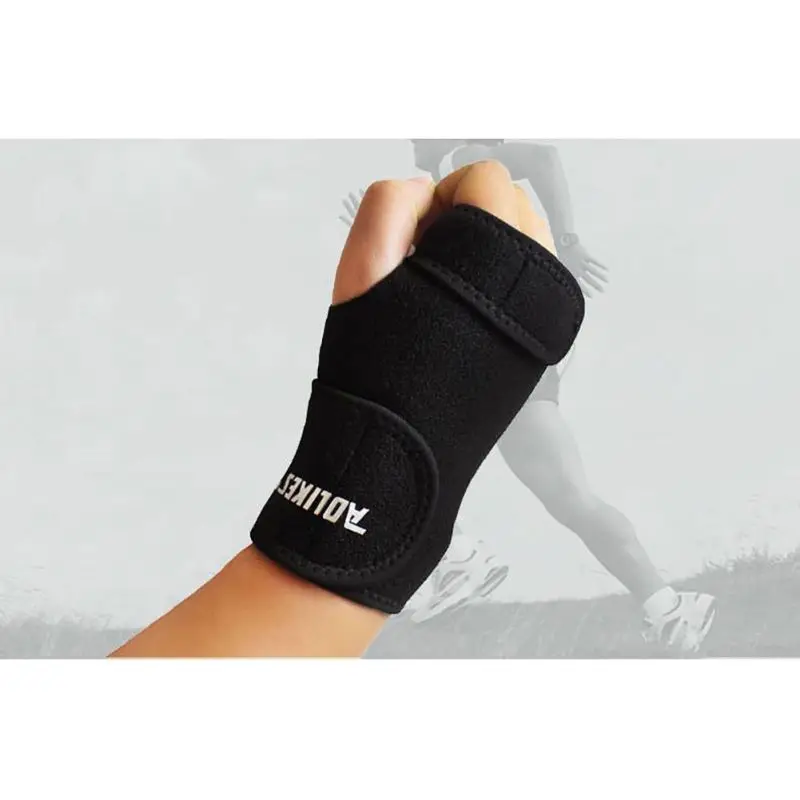 Removable Adjustable Wristband Steel Brace Wrist Support Splint