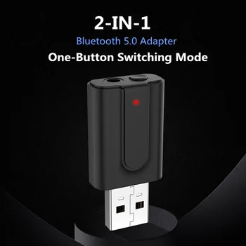 

Portable A2DP Bluetooth 5.0 USB Aux 3.5mm Music Transmitter Receiver Wireless stereo audio Adapter for PC TV Home Car Speaker