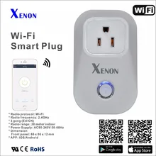 Works with Alexa and Google Assistant wifi plug 10A+timer US wifi power socket plug outlet smart phone Wireless Controls