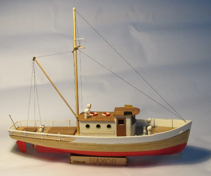 

Free shipping wooden scale ship scale model 1/66 Naxox Naxos assembly model kits classical wooden sailing boat ship model kit