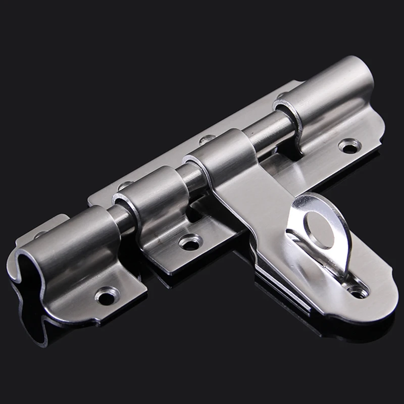 Kualitas tinggi 2 PCS/LOT 4 Inch Stainless Steel Pintu Bolt Lock