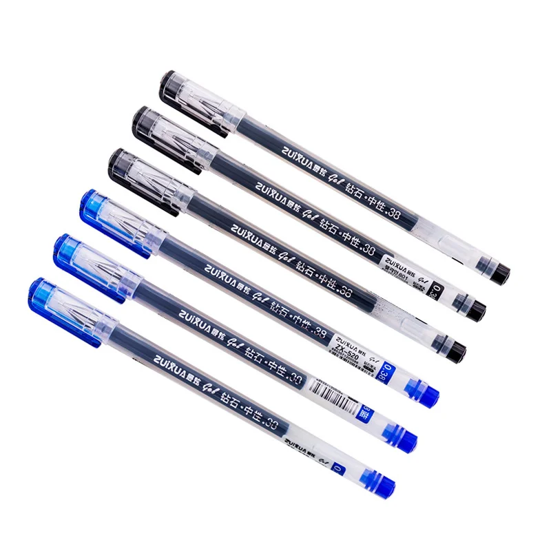 

1 Pcs Business Office Signature Pen Full Needle Tube Fine Pen Students Examination with Large Capacity Diamond Head Neutral Pen
