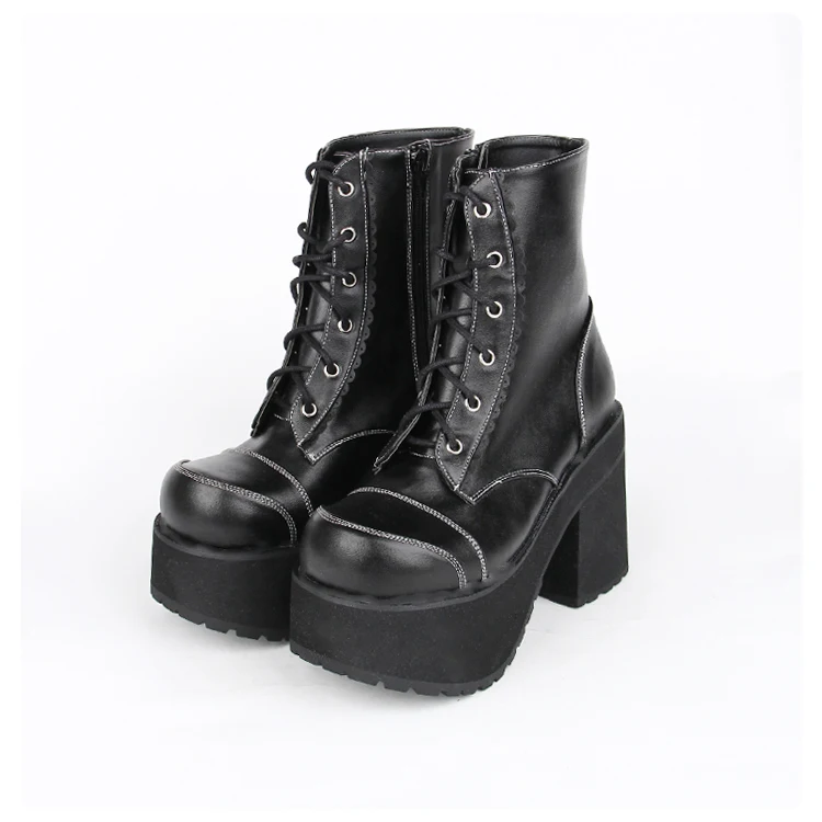 platform short boots for women