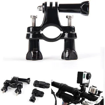 

2 in 1 gorpo Bike Handlebar/ Seatpost Clamp With & 3 Way Pivot Arm For Gopro Hero 3 2 1