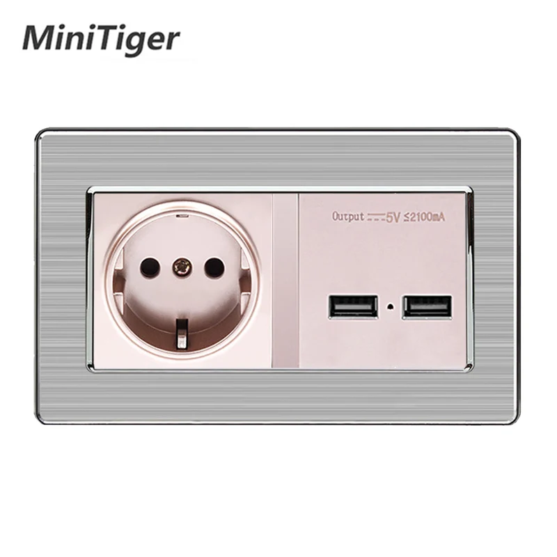 金色欧标+usb
