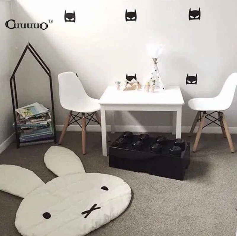 INS Cute Rabbit Crawling Blanket Carpet Floor font b Baby b font Bunny Play Mats Children