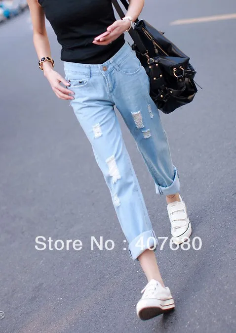 colored boyfriend jeans