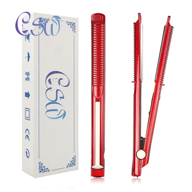 

CSW Corrugated Hair Curler Flat Curling Iron Small Waves Hair Ceramic Flat Straightener Chapinha Professional Hair Styling Tool