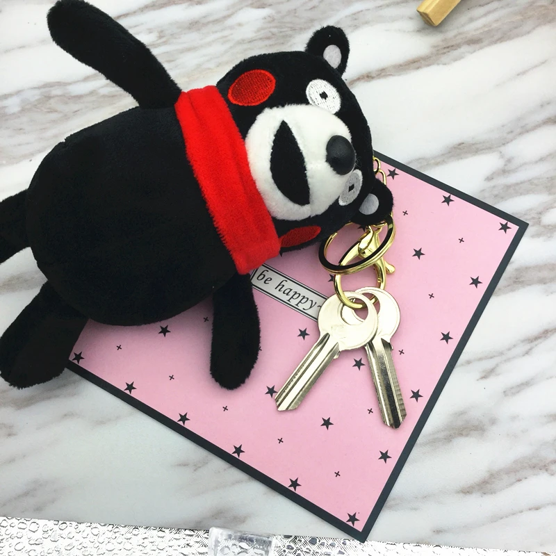 Брелок для ключей Kumamoto с запахом медведя якоря брелок плюшевый женский аксессуар