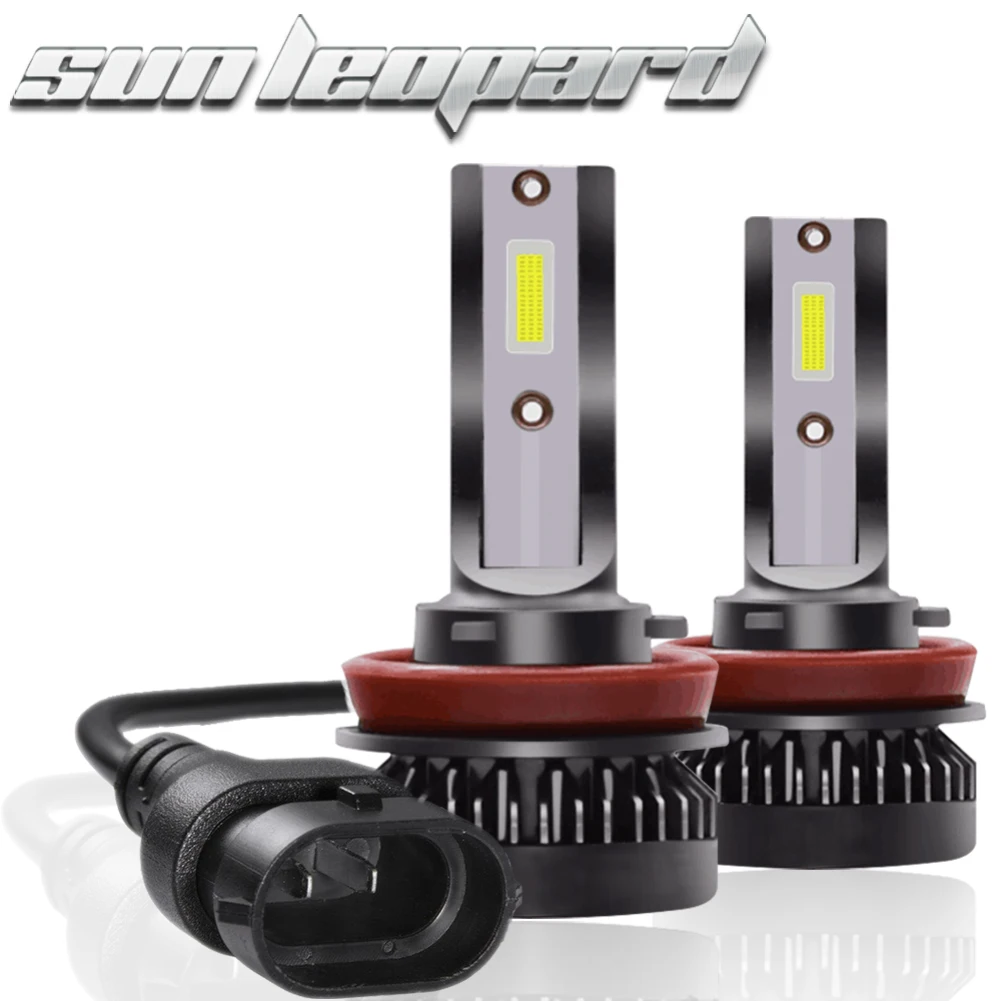 

Mini H1 Led H7 with Lumileds 6000K LED 8000LM 60W/set Lampada H4 Bulb HB3 9005 9006 Hb4 Fog Light H11 9012 Headlights