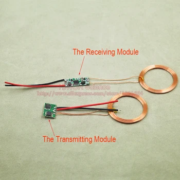 

1pair/lot XKT-412-1 Wireless Charging Module Transmitting Input DC 5V~12V Receiving Output DC 5V 500mA Wireless Chip