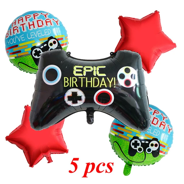 Video Game Controller Balão de alumínio para crianças, festa de  aniversário, decoração do campo, celebridade da Internet, brinquedo do  miúdo, 68cm x 49cm - AliExpress