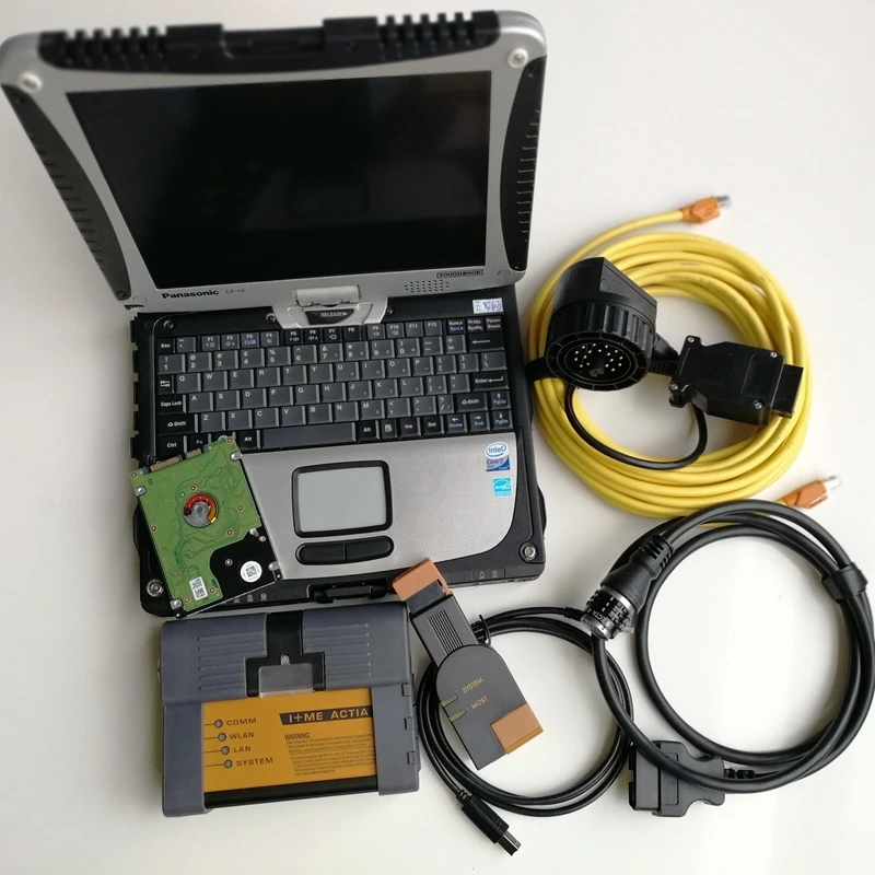 

For BMW ICOM A2 B C V05.2019 hdd expert mode software ICOM A2 PLUS B C for BMW with laptop CF19 4g Toughbook touch&rotate screen