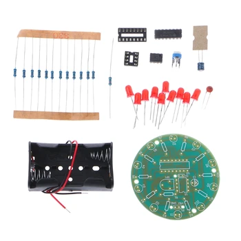 

Electronics 4017 Running Water Light DIY Kit NE555 LED Horse Race Lamp Training