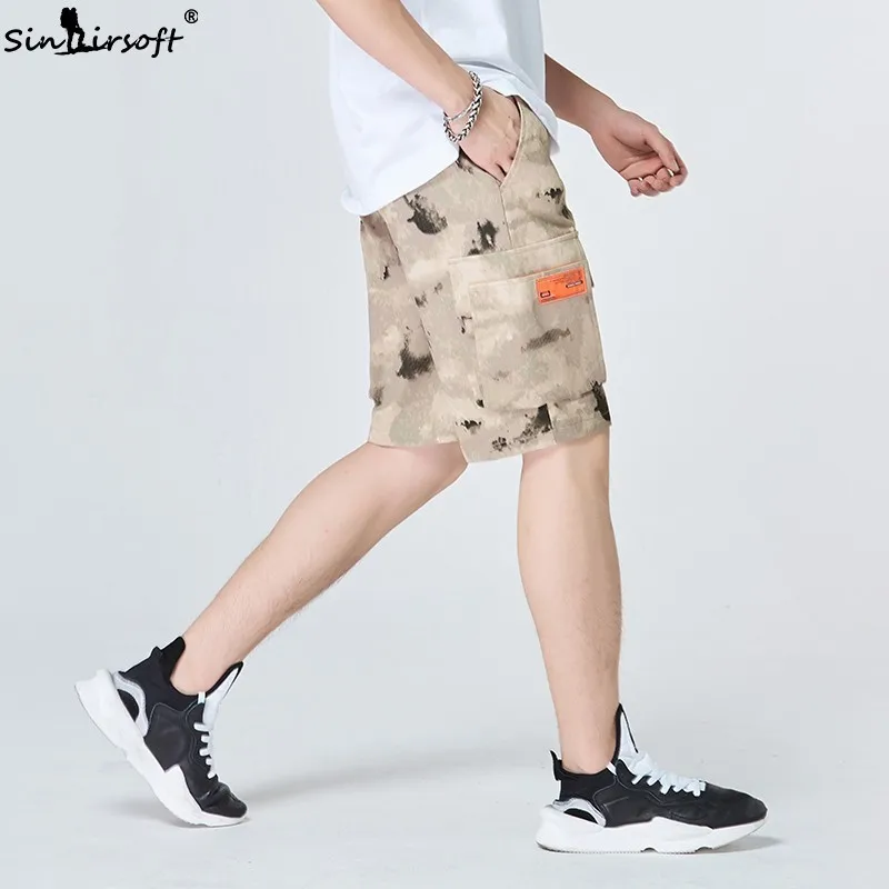 Army Green Sports Shorts Men's New Hot Sale Large Pocket Tooling Shorts Print Shorts Fashion Loose Large Size Men 3XL 4XL Army Green Sports Shorts Men's New Hot Sale Large Pocket Tooling Shorts Print Shorts Fashion Loose Large Size Men 3XL 4XL