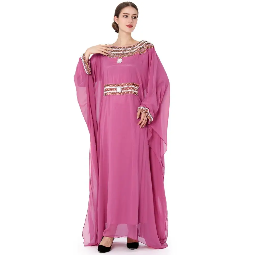 Модное мусульманское длинное платье abaya турецкое/пакистанское/индийское женское