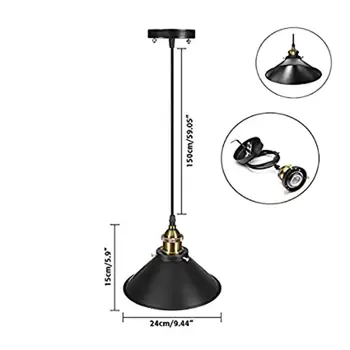 

Vintage Fixture Ceiling Lamp Retro Iron Retro Pendant Light Industrial