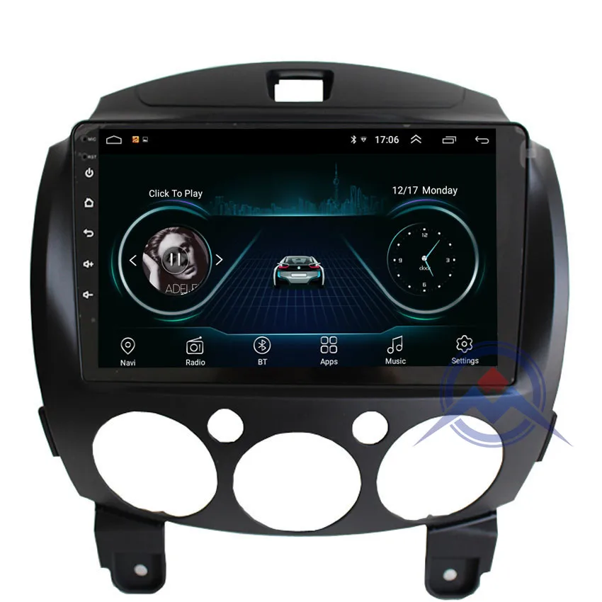 ZOHANAVI 9inch 2.5 D Android 9.0 car Multimedia Player For Mazda 2 2007- Car auto Radio DVD Player GPS Navigation map