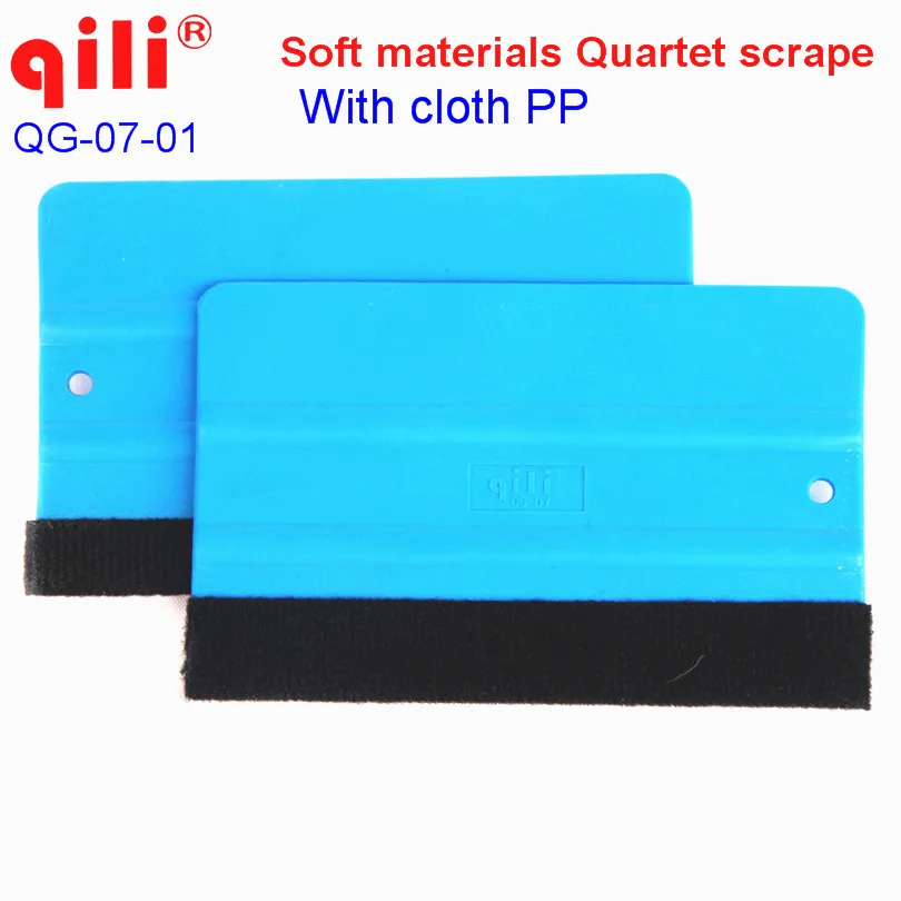 500pcs/ Felt 3M Squeegee High Quality Wrapping Scraper With Cloth PP