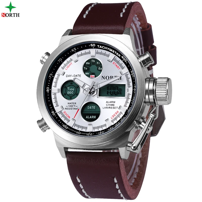 Prix pour Sport Hommes Montres Top Marque De Luxe Armée Analogique Numérique Montre LED Alarme En Cuir Imperméable À L'eau Montre-Bracelet Militaire Montre de Sport Hommes Prix pour Sport Hommes Montres Top Marque De Luxe Armée Analogique Numérique Montre LED Alarme En Cuir Imperméable À L'eau Montre-Bracelet Militaire Montre de Sport Hommes