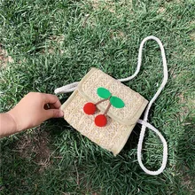 Детский весенний тренд дикий тканая сумка-мессенджер сумки цветы высокого качества, мини-платье принцессы для аксессуары сумки A1