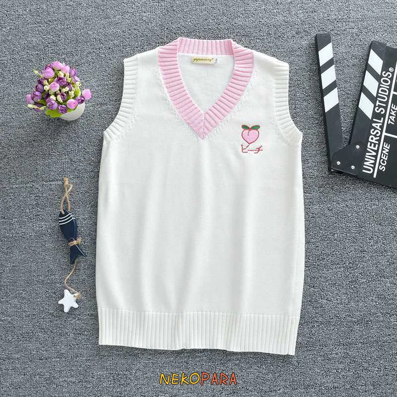 Japanese Women's Cute Knitted Vest 