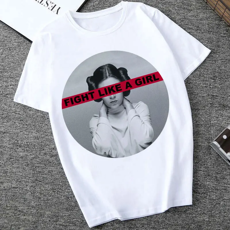 

Feminism Harajuku Shirt Summer Women's T-shirt Fashion Graphic Printed Letter GRL PWR Shirt Short-sleeved Casual Female T-shirts