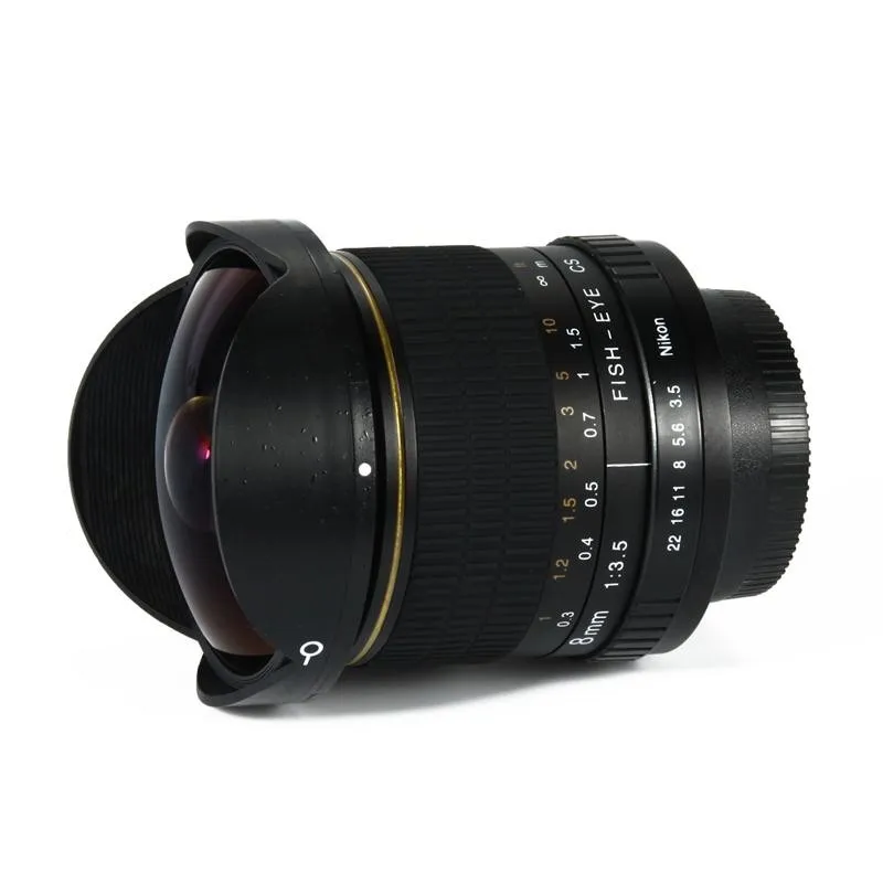 Объектив для камеры Kelda 8 мм F/3,5 F3.5 Ультра Широкий Рыбий глаз ручной объектив для nikon D90 D300S D7100 D7000 D5300 D5200 D3300 D3200 D5000
