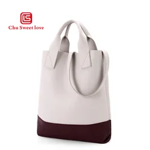 PU Contrast Color Handbag Lady Simple High-Capacity Tote Bag Ladies Bag New Fashion Female Shoulder Leather Bag Tote Bag PU Contrast Color Handbag Lady Simple High-Capacity Tote Bag Ladies Bag New Fashion Female Shoulder Leather Bag Tote Bag