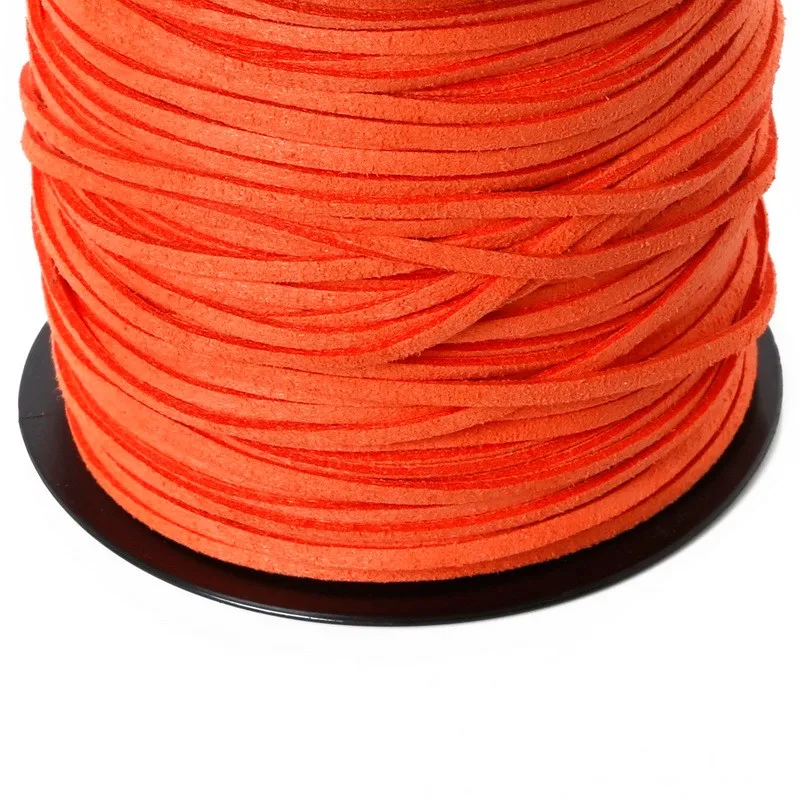2,8 мм смешанные цвета искусственная замша шнур кожа Кружева для одежды обувь ювелирных изделий около 100 ярдов/рулон