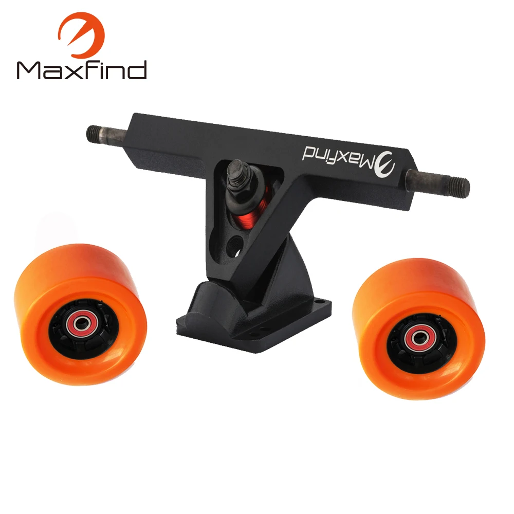 

Maxfind Electric Longboard skateboard Conversion Kit Rear Truck With 2 PU Wheels