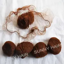 5 мм нейлоновые сетки для волос invisible 20 inch коричневый цвет Защитная повязка на бороду снуд 1000 шт./пакет