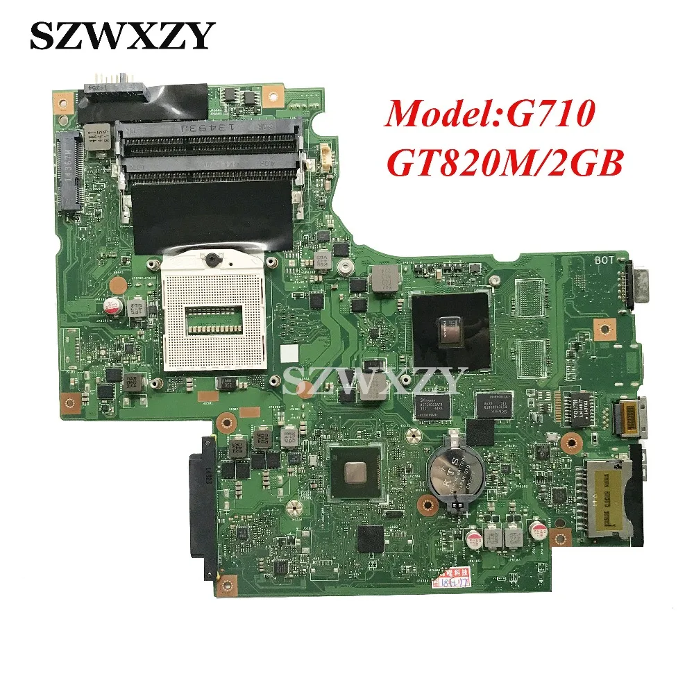 Оригинальная материнская плата для ноутбука Lenovo G710 820M 2 Гб GPU основная пельбо2 REV 1
