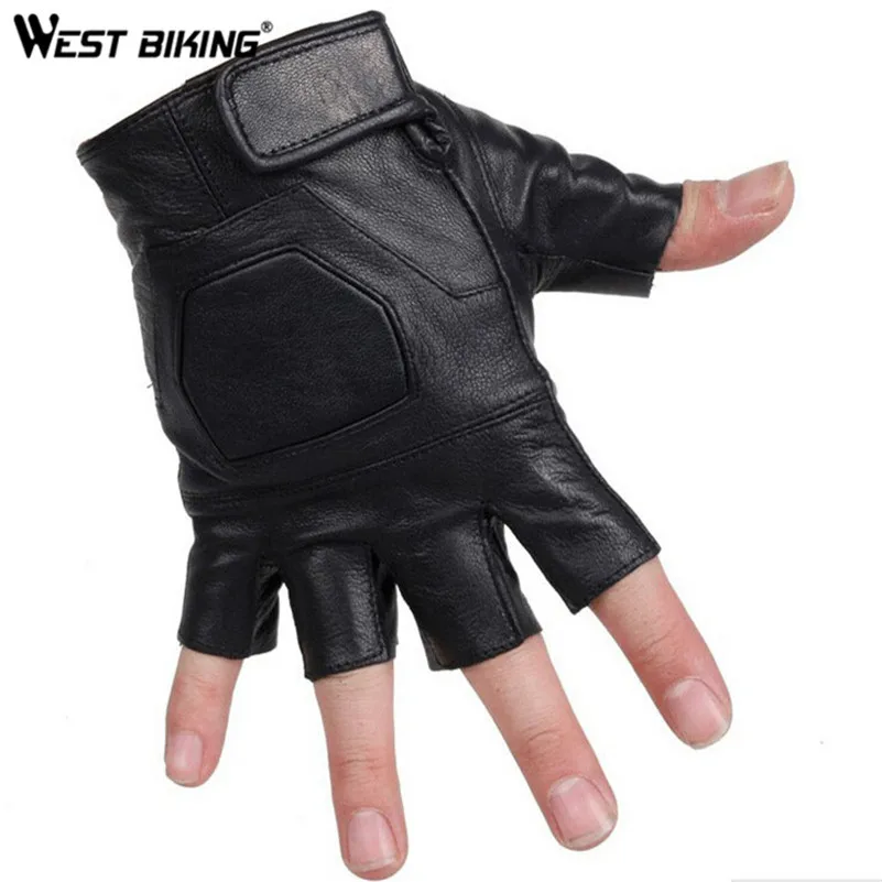 Prix pour OUEST VÉLO Vélo Gants en peau de Mouton En Cuir Demi Doigt Sports de Remise En Forme Luvas extérieur De Bicyclette De Vélo Gants Pour Hommes Prix pour OUEST VÉLO Vélo Gants en peau de Mouton En Cuir Demi Doigt Sports de Remise En Forme Luvas extérieur De Bicyclette De Vélo Gants Pour Hommes