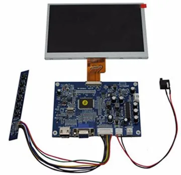 NoEnName_Null HDMI VGA Видеокарта+ 7,0 дюймов HD TFT ЖК-экран 1024*3(RGB)* 600 LVDS интерфейс(NTSC/PAL Система