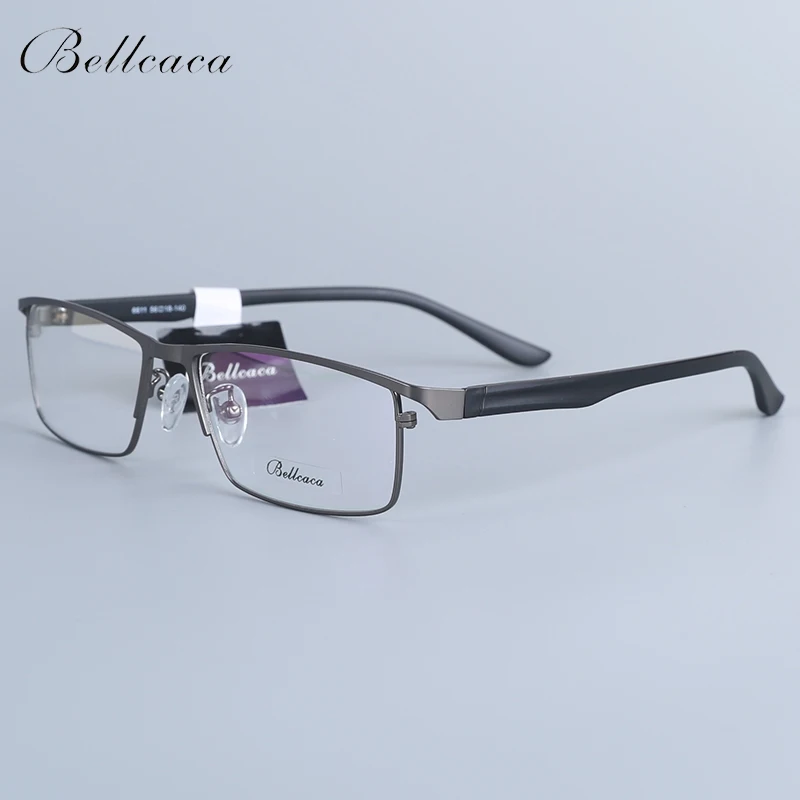

Bellcaca Men Spectacle Frame Eyeglasses Nerd Computer Optical Prescription Eye Clear Lens Glasses Frame For Male Eyewear 6611