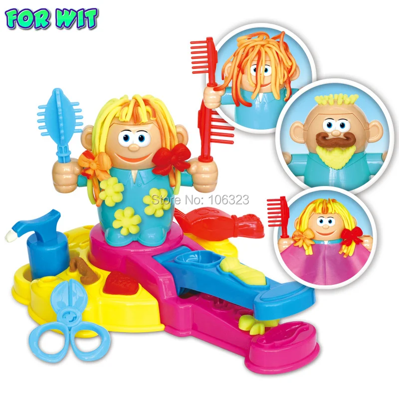 New Fashion Hairdresser Colour Clay Toys, Hair