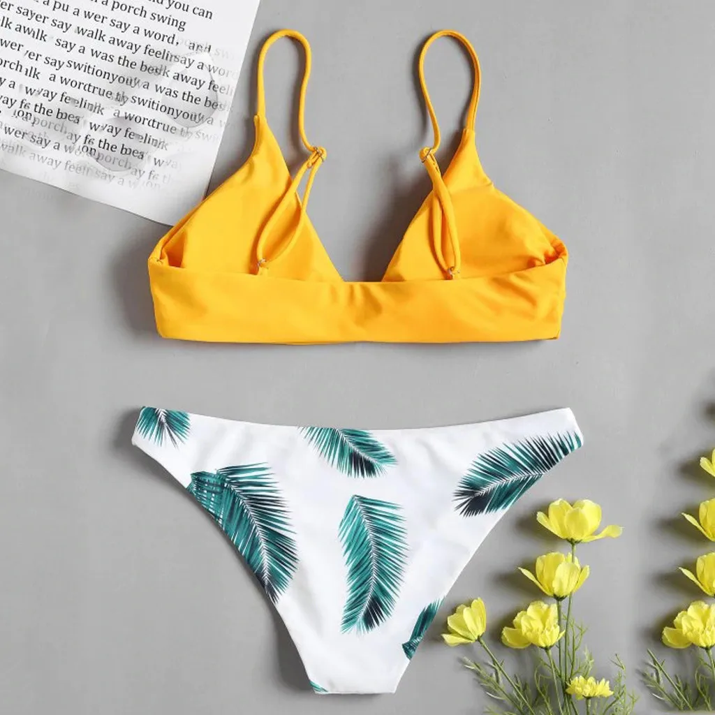

woman bikini swimsuit swimwear 2019 Snake Print Push-Up Padded Bra Beach Bikini Set Swimsuits female summer brazilian swim suit