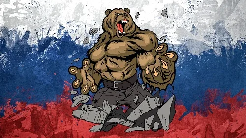 Johnin 90X135cm поднимающийся вперед порошкообразный русский российский флаг