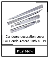 Автомобильная внутренняя передняя стойка треугольная обрезная крышка наклейка для Honda Accord 2 шт Матовый серебристый ABS хромовое углеродное волокно цвет