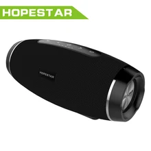 HOPESTAR H27 регби беспроводной Bluetooth динамик водонепроницаемый музыкальный сабвуфер altavoces Bluetooth с микрофоном USB TF карта FM звуковая коробка