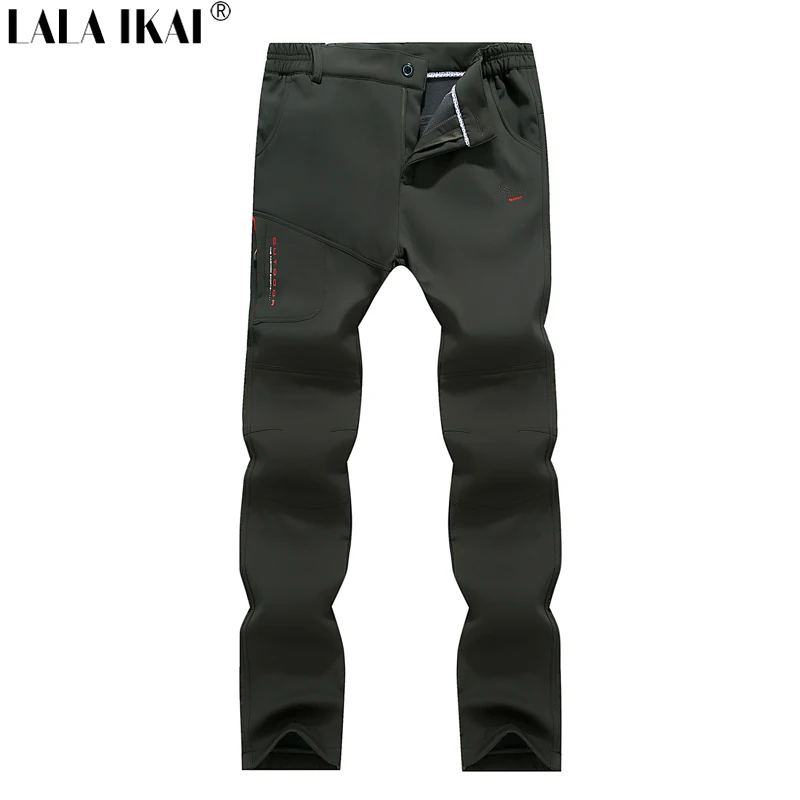 Winter Sports Outdoor Trousers Men Pants Climbing Thickening Sporting