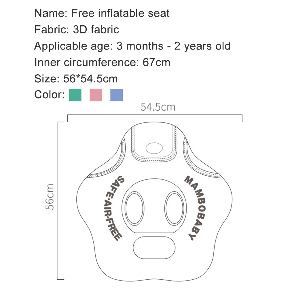 Mambo плавательный круг лежа плавать ming Кольцо младенческой мягкой сплошной не надувной для плавания тренажер детская Талия поплавок кольцо поплавок бассейн игрушки