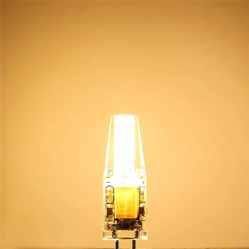 10 шт./лот G4 лампочка 12 В Bombillas Led SMD COB для дома 220 3 Вт лампадин Milight Ampoule светодиодная