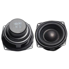 2 шт. 2 дюйма 52 мм полнодиапазонные колонки 4 Ом 10 Вт энтузиаст DIY плоский дуговой резиновый край громкоговоритель DIY HIFI Bluetooth колонки