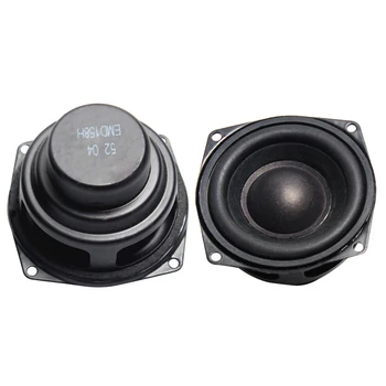 

2Pcs 2 INCH 52MM Full Range Speakers 4 Ohm 10W Enthusiast DIY Flat Arc Rubber Edge Loudspeaker DIY HIFI Bluetooth Speakers