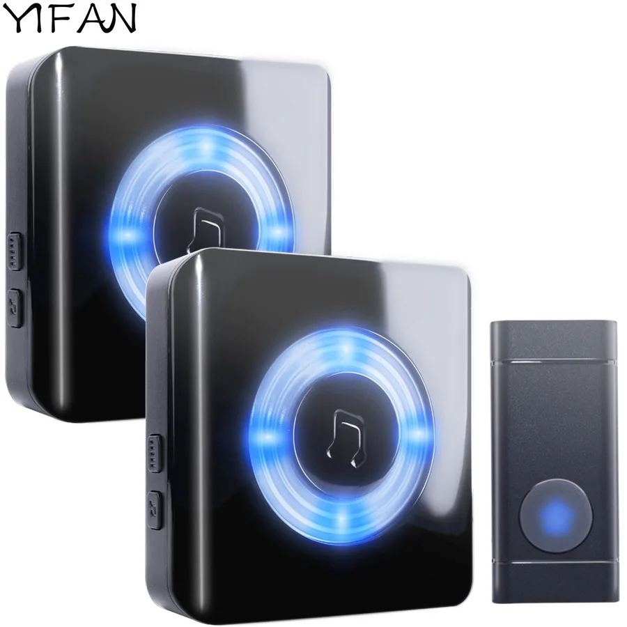 YIFAN Waterproof Wireless Doorbell EU Plug 300M range smart smart Door