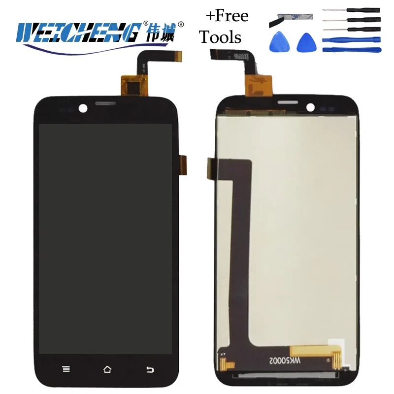 WEICHENG для Archos 50 Платиновый ЖК-дисплей + сенсорный экран дигитайзер стеклянная