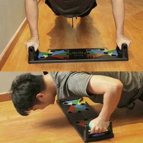 

9 in 1 Body Building Push Up Rack Board System Fitness Comprehensive Exercise Workout Training Gym Exercise Pushup Stands